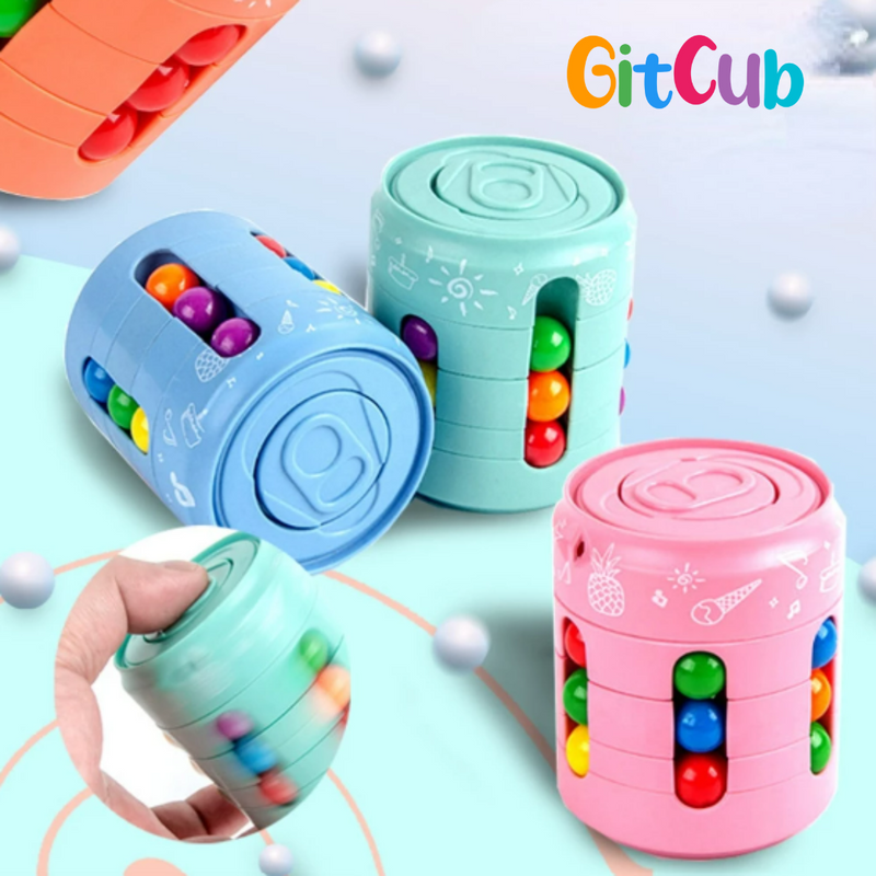Cubo Mágico Giratório para Adultos e Crianças I GitCub - Lojas Want