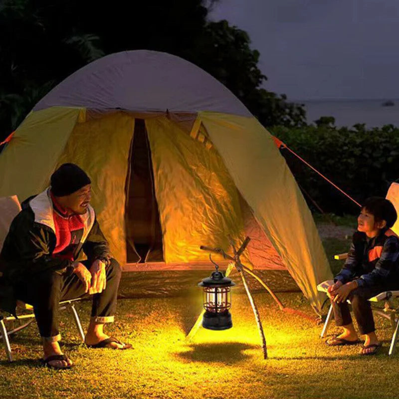 Lamparina Portátil Elétrica com Iluminação 360° | Emergency Camping - Lojas Want