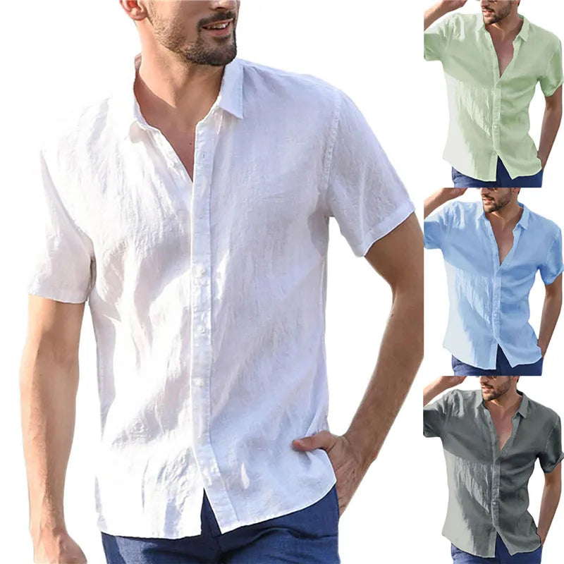 Camisa Masculina I Linen Shirts