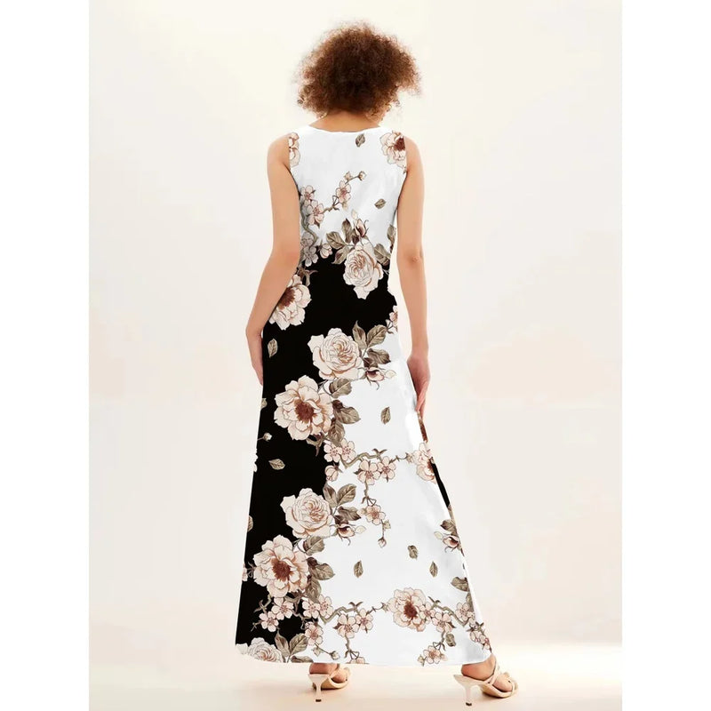 Vestido Longo Feminino I Flower Print