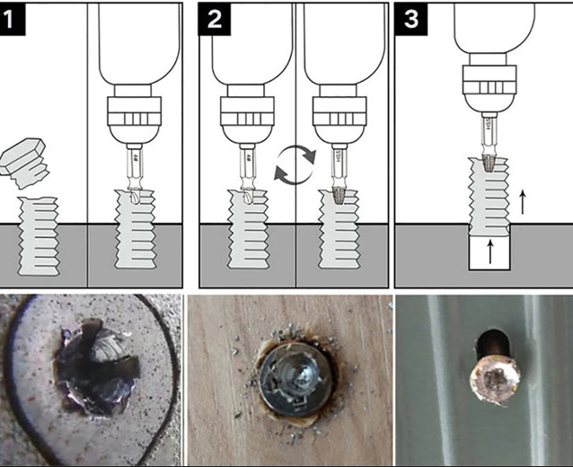 Extrator de Parafuso Danificado I Kit Completo